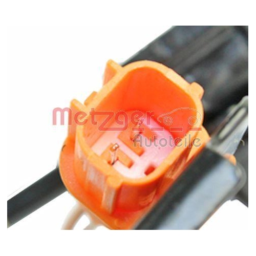 Sensor, Raddrehzahl METZGER 0900846 f&uuml;r HONDA, Vorderachse links