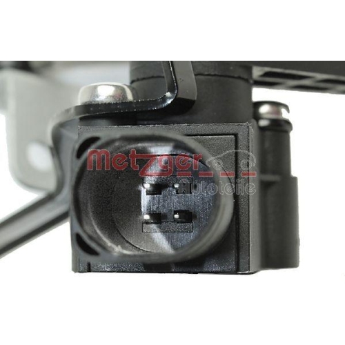 Sensor, Leuchtweitenregulierung METZGER 0901247 für VAG, Hinterachse links