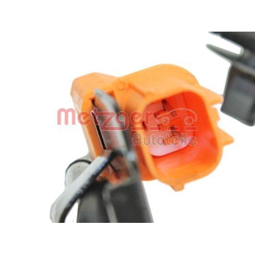 Sensor, Raddrehzahl METZGER 0900847 f&uuml;r HONDA, Vorderachse rechts
