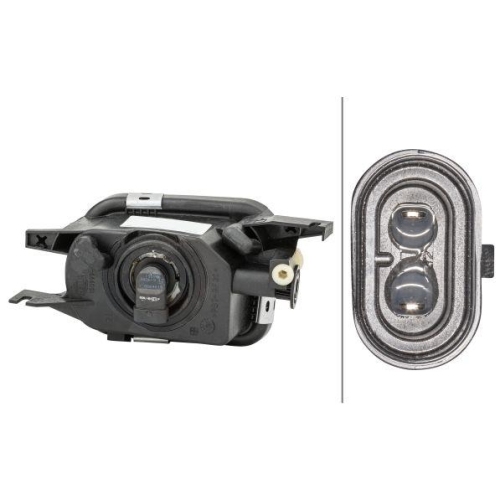 HELLA Nebelscheinwerfer 1NA 007 976-071 für MERCEDES-BENZ, links