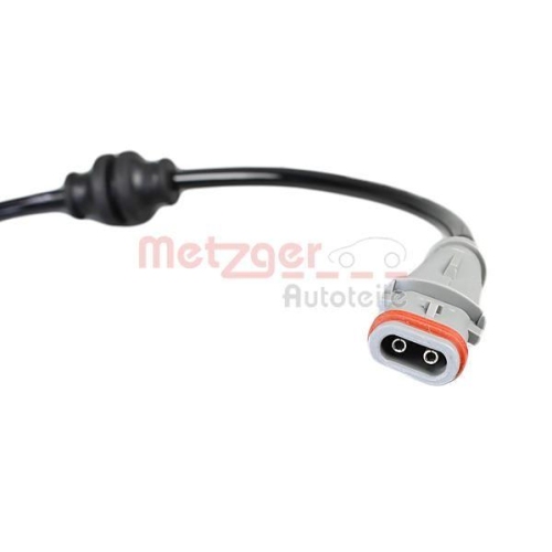 Sensor, Raddrehzahl METZGER 09001280 f&uuml;r OPEL GENERAL MOTORS, Vorderachse