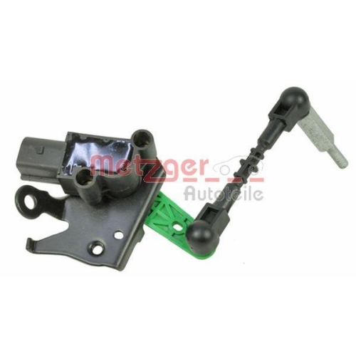 Sensor, Leuchtweitenregulierung METZGER 0901250 GREENPARTS für VAG