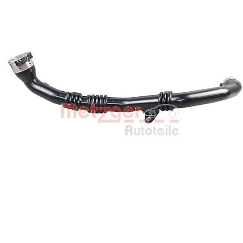 Ladeluftschlauch METZGER 2400574 f&uuml;r RENAULT DACIA, Luftfiltergeh&auml;use