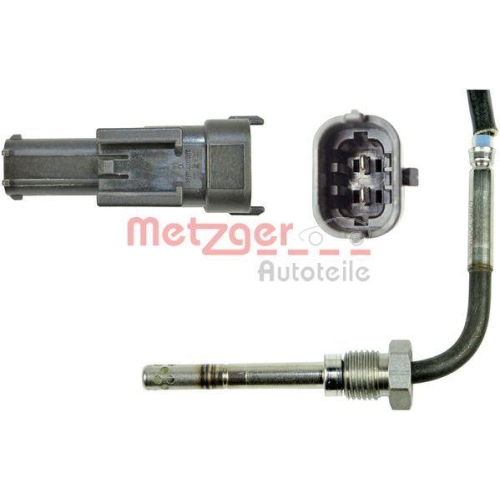 Sensor, Abgastemperatur METZGER 0894069 ORIGINAL ERSATZTEIL f&uuml;r OPEL