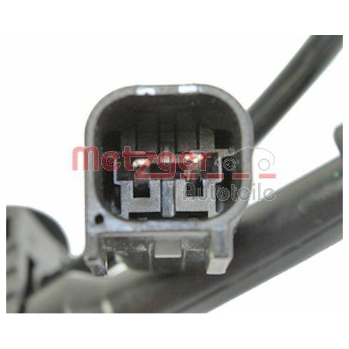 Sensor, Raddrehzahl METZGER 0900865 f&uuml;r MAZDA, Vorderachse links