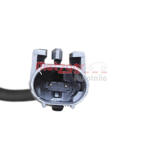 Sensor, Raddrehzahl METZGER 09001288 GREENPARTS f&uuml;r FIAT, Vorderachse