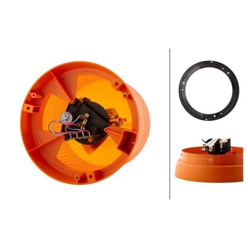 HELLA Rundumkennleuchte 2RL 008 065-111 KL 8000 f&uuml;r DAF IVECO MAN SCANIA ZIEGLER