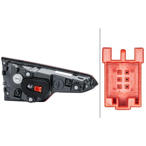 HELLA Heckleuchte 2SA 012 249-101 f&uuml;r AUDI AUDI (FAW), rechts