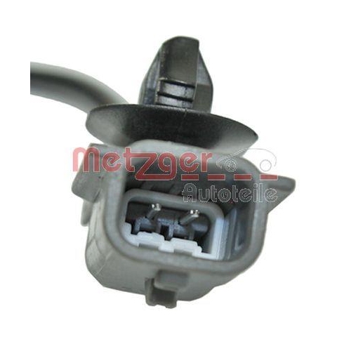 Sensor, Raddrehzahl METZGER 0900867 f&uuml;r NISSAN, Vorderachse links
