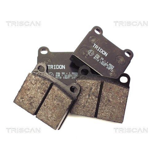 Bremsbelagsatz, Scheibenbremse TRISCAN 8110 10201 f&uuml;r ALFA ROMEO OPEL PEUGEOT VW
