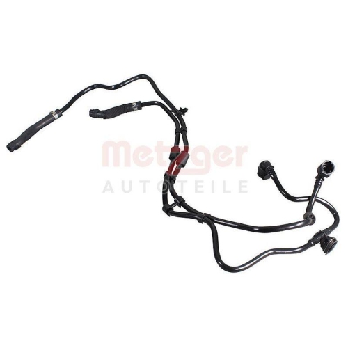 Kühlmittelrohrleitung METZGER 2422213 für MERCEDES-BENZ, rechts oben