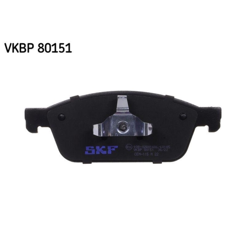 Bremsbelagsatz, Scheibenbremse SKF VKBP 80151 f&uuml;r FORD, Vorderachse