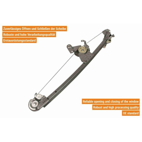 VAICO Fensterheber links und rechts elektrisch hinten V30-0884 + V30-0885 f&uuml;r MERCEDES-BENZ