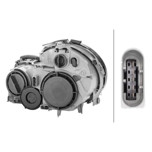 HELLA Hauptscheinwerfer 1DR 007 984-101 für MERCEDES-BENZ, rechts