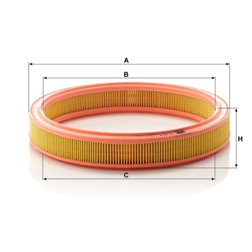 Luftfilter MANN-FILTER C 3034 f&uuml;r CITRO&Euml;N FORD
