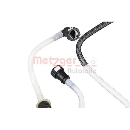 Kraftstoffleitung METZGER 2150158 f&uuml;r NISSAN OPEL RENAULT VAUXHALL, Motorraum