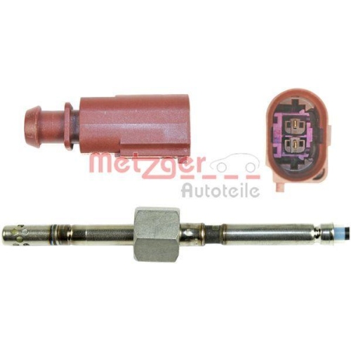 Sensor, Abgastemperatur METZGER 0894110 ORIGINAL ERSATZTEIL f&uuml;r MERCEDES-BENZ VW