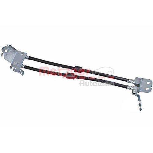 Bremsschlauch METZGER 4111357 GREENPARTS f&uuml;r FORD, Hinterachse, mitte