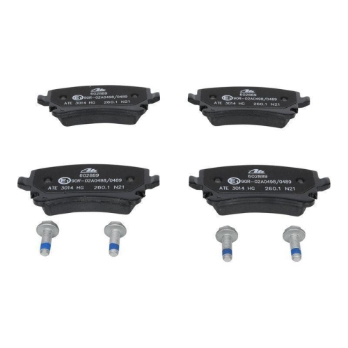 ATE Bremsbelagsatz, Scheibenbremse 13.0460-2889.2 f&uuml;r VAG, Hinterachse