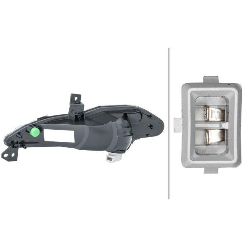 HELLA Blinkleuchte 2BA 011 395-041 für PEUGEOT, vorne rechts