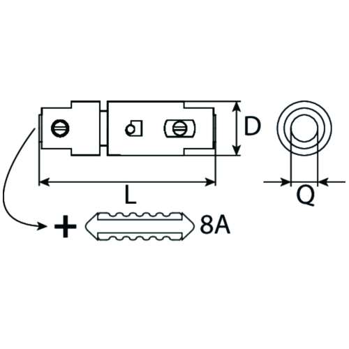 SWG 555 625 80 Sicherungshalter f&uuml;r AUDI BMW HANOMAG HENSCHEL MERCEDES-BENZ OPEL