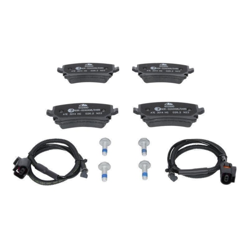 Bremsbelagsatz, Scheibenbremse ATE 13.0460-2890.2 f&uuml;r VAG, Hinterachse