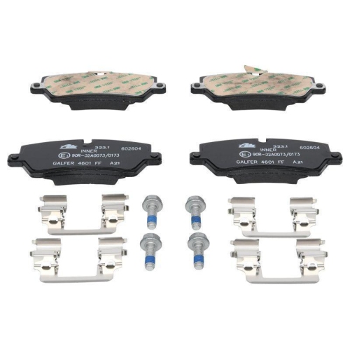 Bremsbelagsatz, Scheibenbremse ATE 13.0460-2604.2 f&uuml;r LAND ROVER, Hinterachse