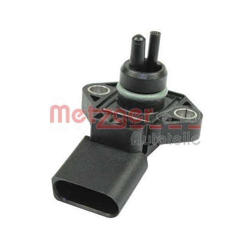 Sensor, Saugrohrdruck METZGER 0906203 ORIGINAL ERSATZTEIL f&uuml;r AUDI