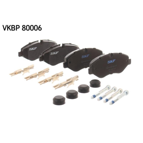 Bremsbelagsatz, Scheibenbremse SKF VKBP 80006 f&uuml;r MERCEDES-BENZ VW, Vorderachse