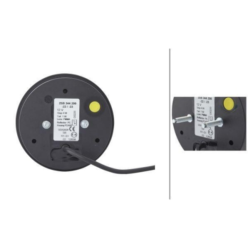 HELLA Heckleuchte 2SB 344 200-231 für, links, rechts
