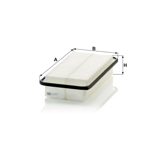 Luftfilter MANN-FILTER C 3127 f&uuml;r TOYOTA