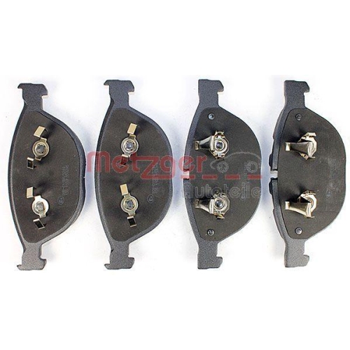 Bremsbelagsatz, Scheibenbremse METZGER 1170380 f&uuml;r BMW, Vorderachse
