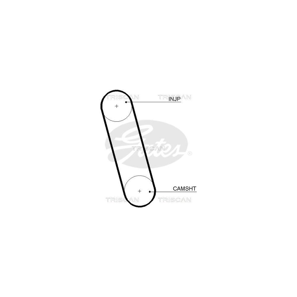 Zahnriemen TRISCAN 8645 5100 für