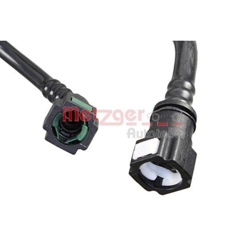 Kraftstoffleitung METZGER 2150165 f&uuml;r CITRO&Euml;N PEUGEOT, unten, vorne