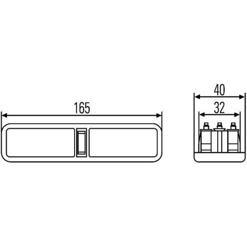 HELLA Innenraumleuchte 2JA 996 038-001 f&uuml;r K&Auml;SSBOHRER HAMM MANITOU, Innenraum
