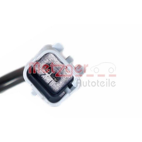 Sensor, Raddrehzahl METZGER 0900881 f&uuml;r FIAT CITRO&Euml;N/PEUGEOT, Vorderachse links