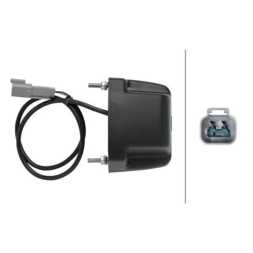 HELLA Kennzeichenleuchte 2KA 010 278-181 für AEBI, außen, seitlicher Anbau