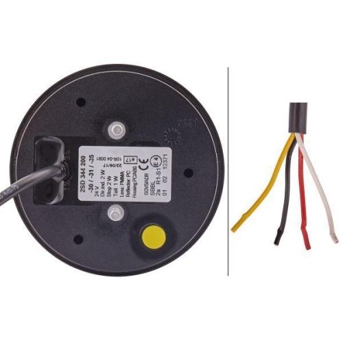 HELLA Heckleuchte 2SD 344 200-311 für DAF SCANIA, links, rechts