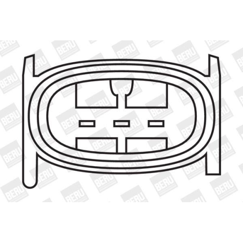 Z&uuml;ndspule BorgWarner (BERU) ZS281 f&uuml;r FORD MAZDA