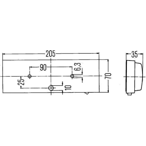 HELLA Innenraumleuchte 2JA 003 354-001 für AUDI DAF IVECO MAN MERCEDES-BENZ VW