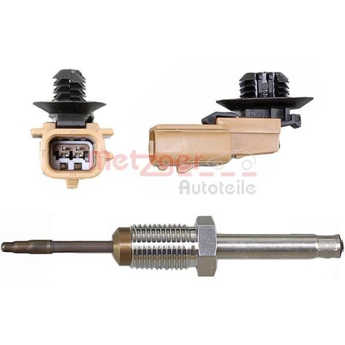 Sensor, Abgastemperatur METZGER 0894814 f&uuml;r MERCEDES-BENZ NISSAN RENAULT DACIA