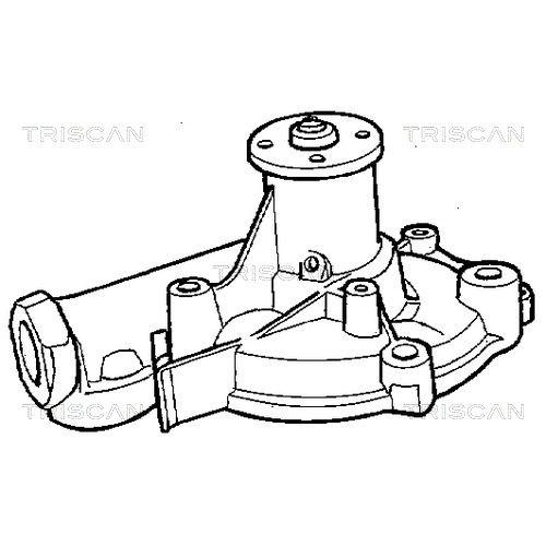 Wasserpumpe, Motork&uuml;hlung TRISCAN 8600 42938 f&uuml;r MITSUBISHI