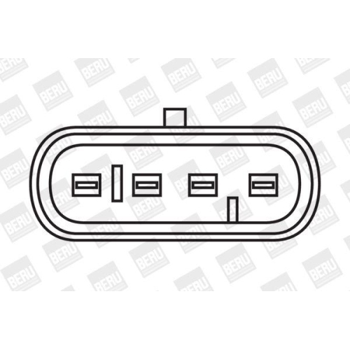 Z&uuml;ndspule BorgWarner (BERU) ZS354 f&uuml;r NISSAN RENAULT DACIA