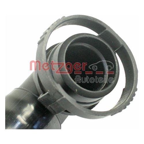 Schlauch, Kurbelgeh&auml;useentl&uuml;ftung METZGER 2380067 f&uuml;r AUDI