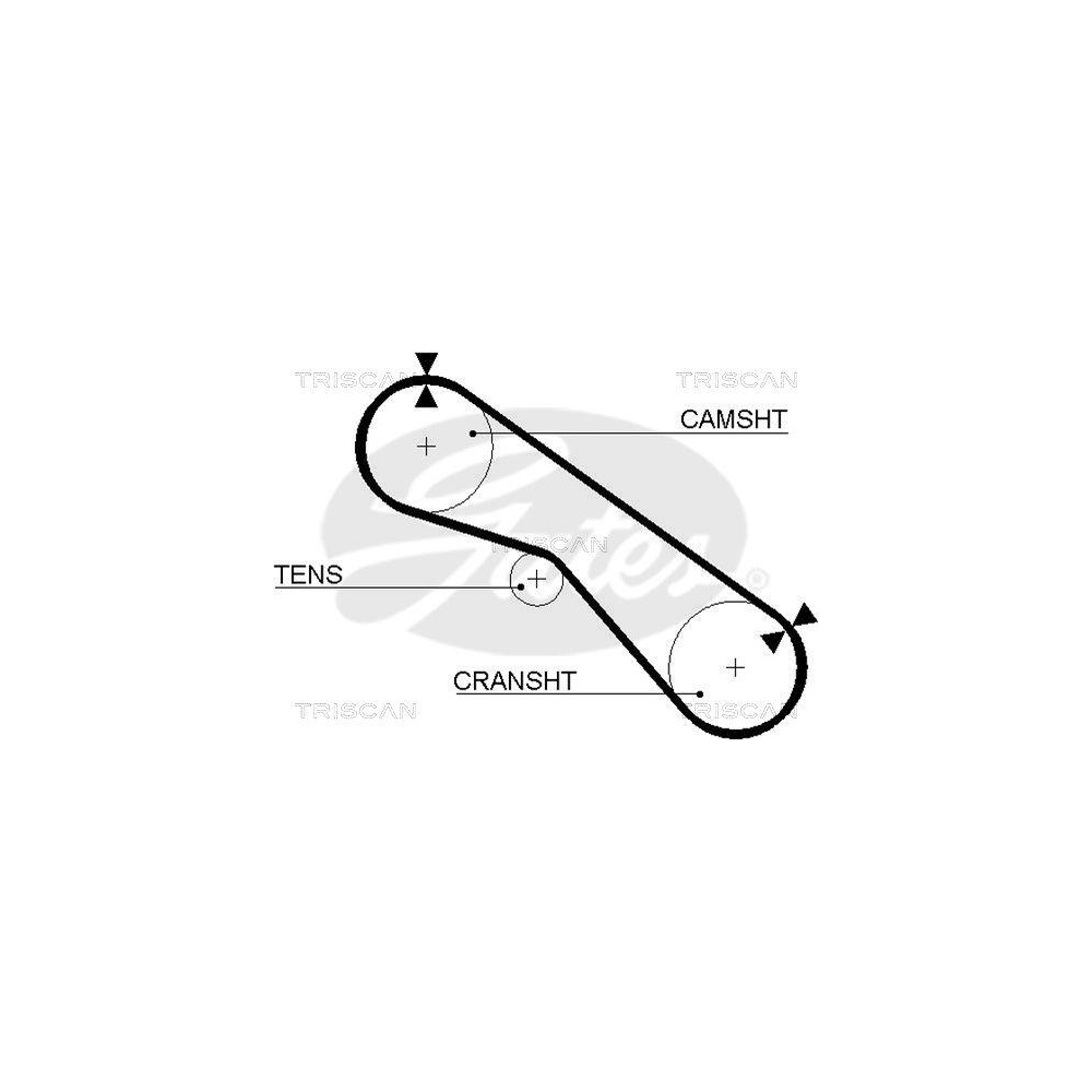Zahnriemen TRISCAN 8645 5321xs f&uuml;r TOYOTA