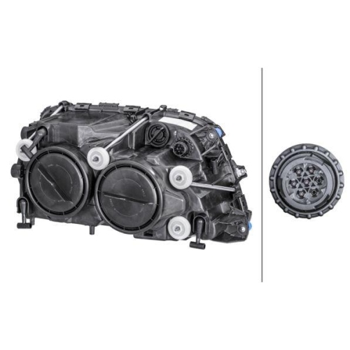 HELLA Hauptscheinwerfer 1EH 009 513-311 für MERCEDES-BENZ, links