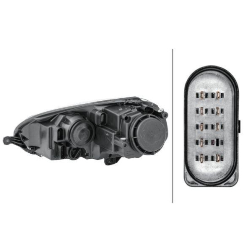 HELLA Hauptscheinwerfer 1EG 247 007-421 für VW, rechts