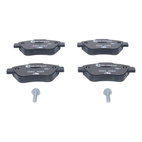 Bremsbelagsatz, Scheibenbremse ATE 13.0460-3810.2 f&uuml;r FIAT, Vorderachse