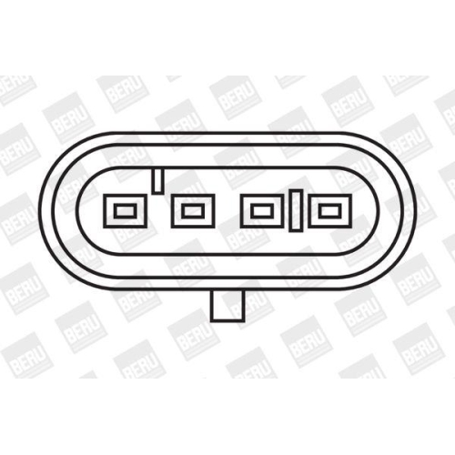 Z&uuml;ndspule BorgWarner (BERU) ZS375 f&uuml;r NISSAN RENAULT DACIA