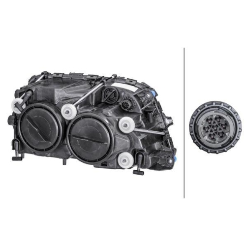 HELLA Hauptscheinwerfer 1EH 009 513-331 für MERCEDES-BENZ, links